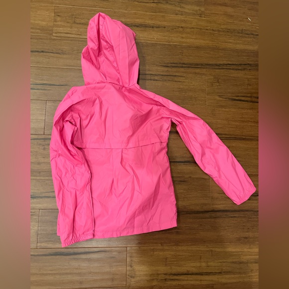 Columbia Girls Rain Jacket Vibrant Pink Size 10/12 - Picture 4 of 4